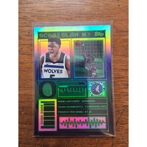 Anthony Edwards 2025-2026 Topps SS-9 - Insert - Scan & Slam - Timberwolves - NBA